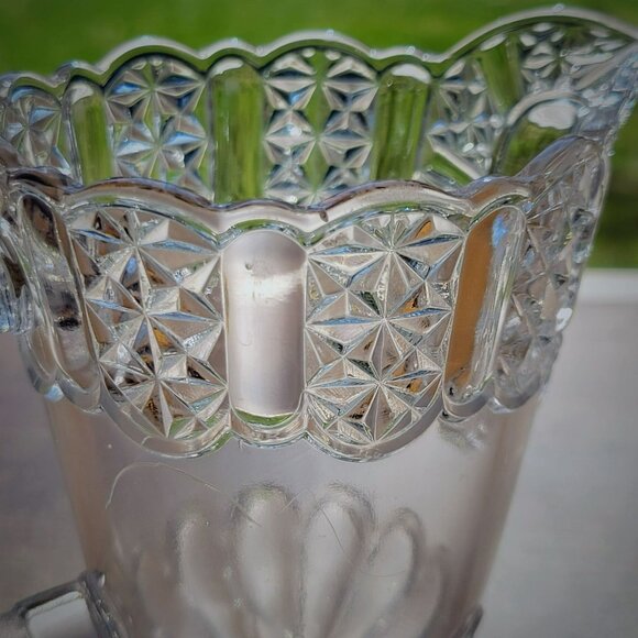 Antique EAPG Glass Creamer Adams & Co. Cottage aka Dinner Bell c.1887 USA Made - Picture 8 of 10